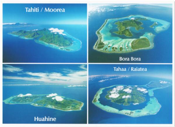 Postcard - French Polynesia Islands