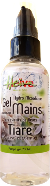 Gel Nettoyant pour les Mains - Vanille ou Tiare Tahiti