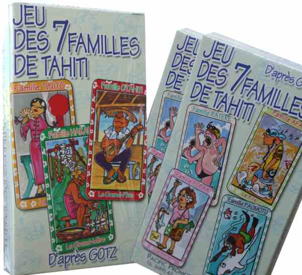 Spiel der 7 Familien aus Tahiti