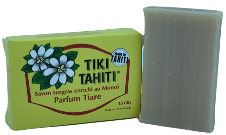 Mini jabón de monoi de Tiare de Tahiti - Tiki
