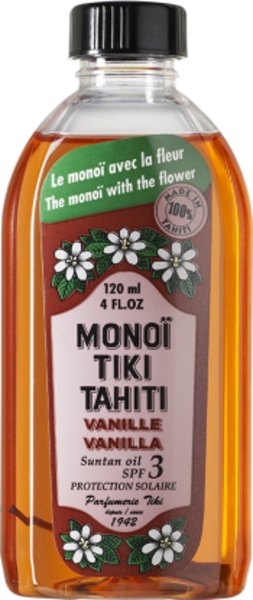 Tahiti Monoi Sun Tan Oil 4oz - Vanilla
