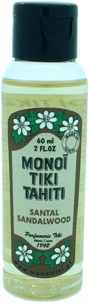 Monoi Tahiti oil Sandalwood from Marquesas islands - 2oz - Tiki