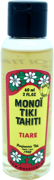 Monoi Tahiti Oil Tiare Flower 2oz (60ml) Tiki