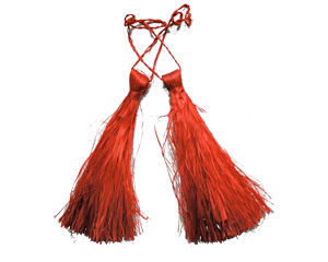 Hula hand pom pom - Adult - Red