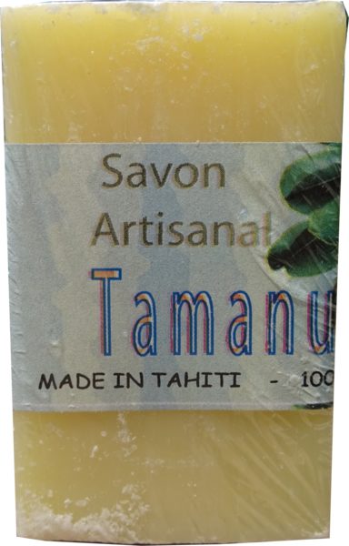 Handmade Soap with Tamanu oil from Tahiti